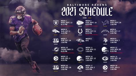 nfl news ravens schedule 2021