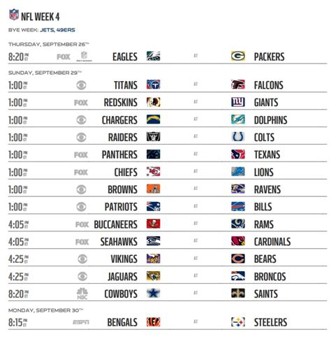 nfl on tv today schedule