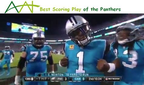 nfl panthers score today