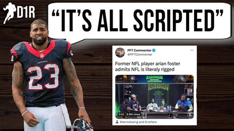 nfl player says is scripted