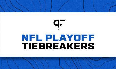 nfl playoffs tiebreaker rules