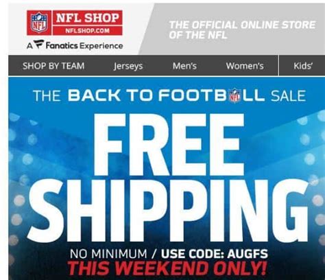 nfl shop online coupon codes free shipping