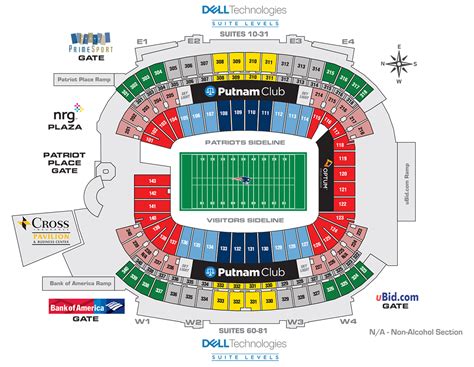 nfl stadium seating capacity list