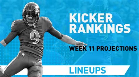 nfl week 11 kicker rankings