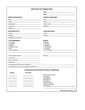 nfpa inspection and testing form pdf