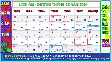 ngày đẹp tháng 2/2024