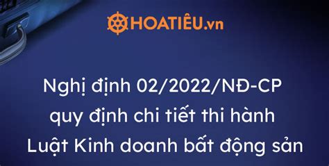 nghị định số 02/2022/nđ-cp