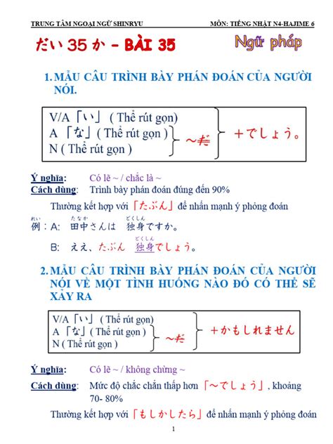 ngu phap n4 bai 36