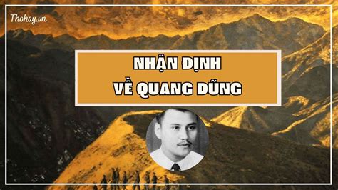 nhận định về quang dũng tây tiến