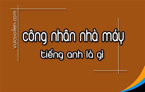 nha may tieng anh la gi