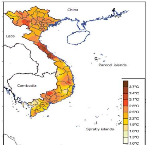 nhiệt độ trung bình ở hàn quốc