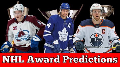 nhl awards predictions and odds