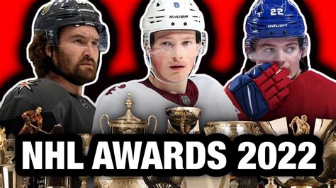 nhl awards predictions and winners