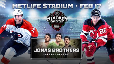 nhl stadium series jonas brothers