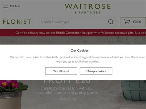 Nhs Discount Waitrose Flowers