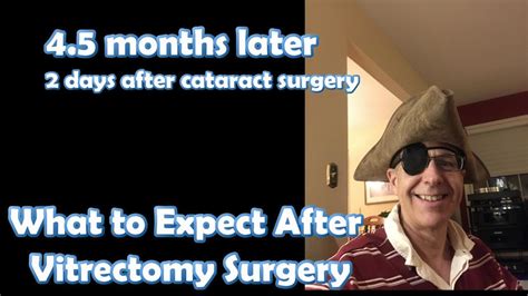 nhs vitrectomy recovery time