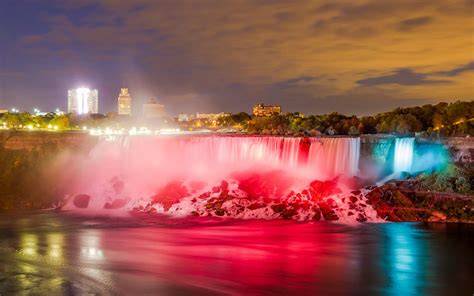 Experience the Nighttime Magic: Niagara Falls Light Show Spectacular