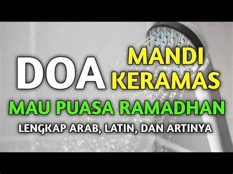 Tips Penting Niat Keramas Puasa Qadha