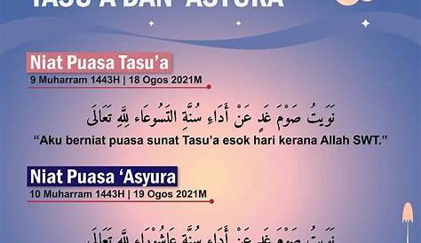 Niat Tata Cara Puasa Tasua dan Asyura (9 & 10 Muharram) - Abiabiz