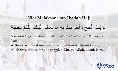 Niat Ibadah Haji