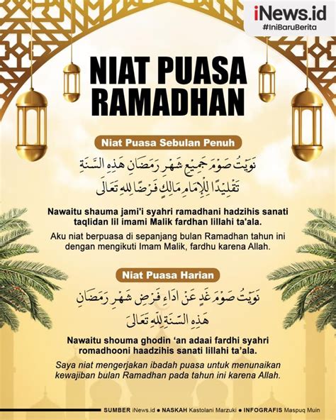 Inspirasi Suri Rumah Online Niat Puasa Bulan Ramadhan