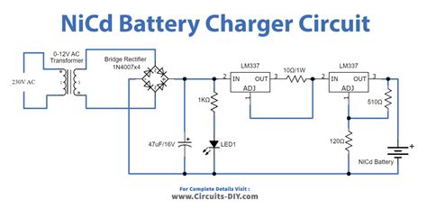 Nicd Battery Charger Circuit Diagram