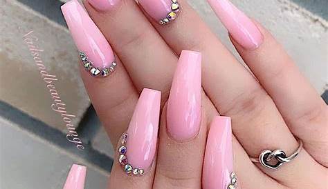 Nice Pink Acrylic Nails UPDATED 40+ Bubbly For 2020 August 2020
