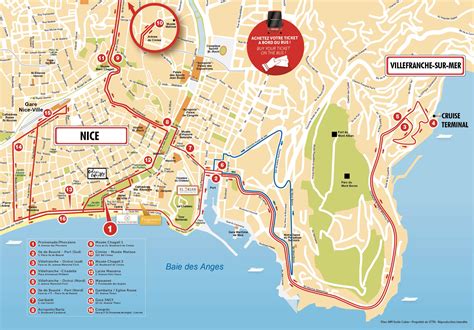 nice france map attractions
