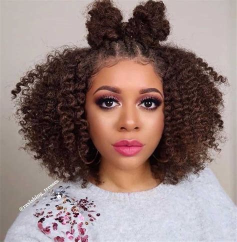 The Nice Hairstyles For Natural African Hair With Simple Style