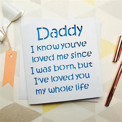 nice things to write to your dad