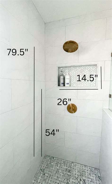Niche Size For Shower