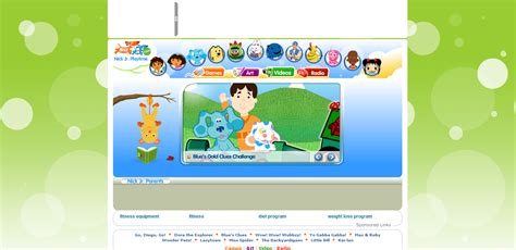 nick jr archive website