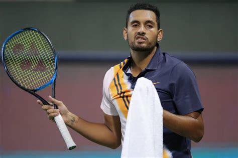 nick kyrgios tennis racket
