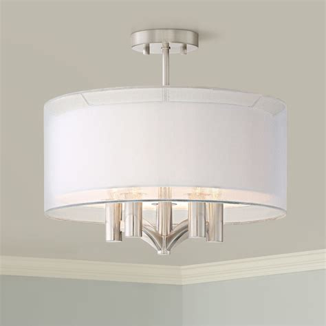usicbrand.shop:nickel semi flush ceiling lights