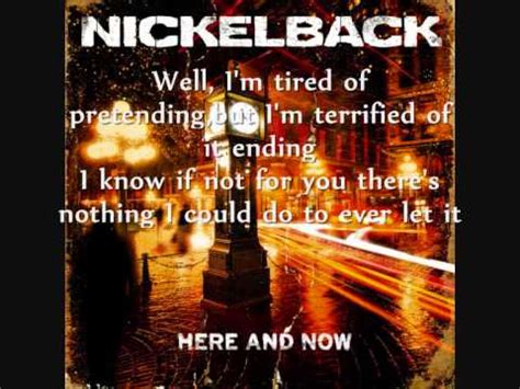 nickelback don't ever let it end lyrics