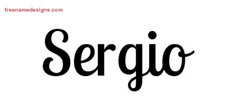 nickname for sergio in spanish