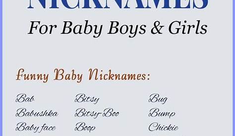 Nicknames For Chubby Baby Boy naming Hack Pick The Nickname First