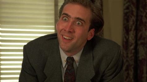 nicolas cage in a cage