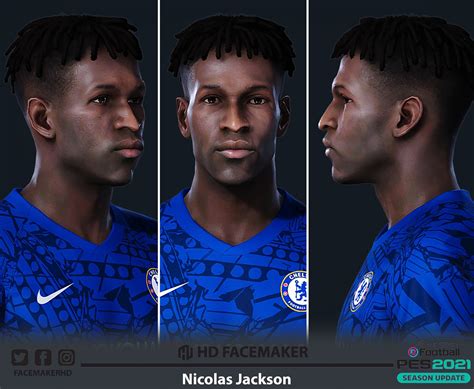 nicolas jackson pes face