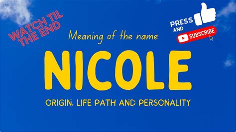 nicole flips name