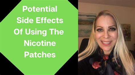 nicotine patch side effects anxiety