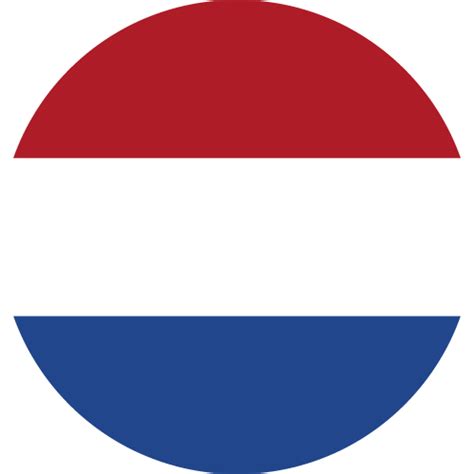niederlande flagge kreis
