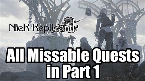 nier replicant quests part 1