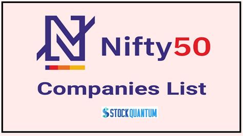 nifty 50 stocks list nse india in