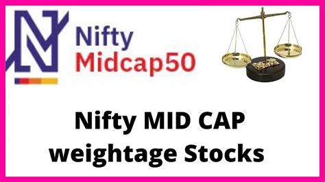 nifty midcap 50 weightage