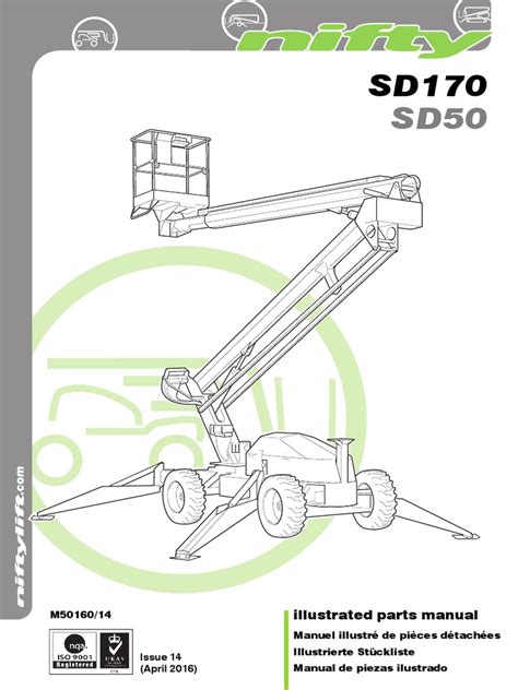 niftylift sd50 parts manual