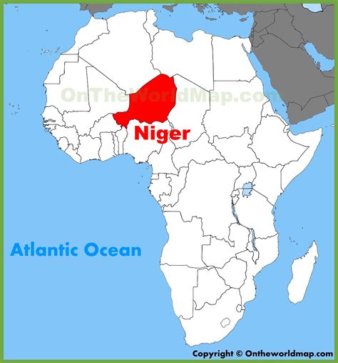 niger location on map