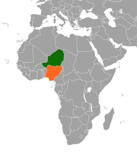 niger vs nigeria map