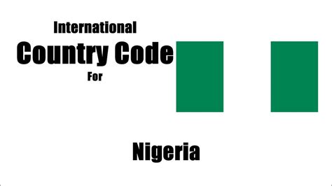 nigeria country code