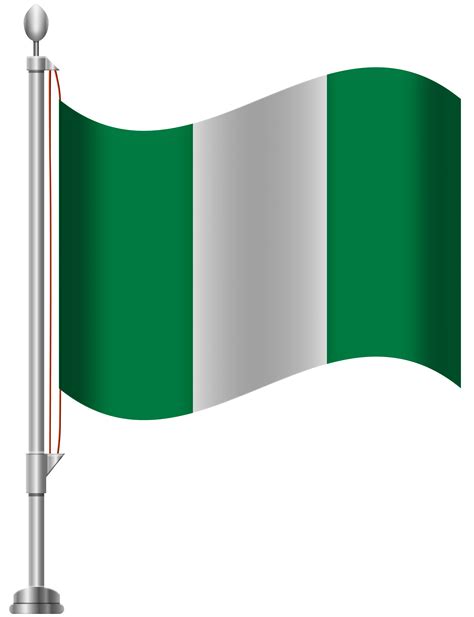 nigeria flag without color